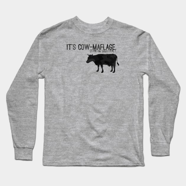 It’s cow-maflage. Long Sleeve T-Shirt by galacticshirts